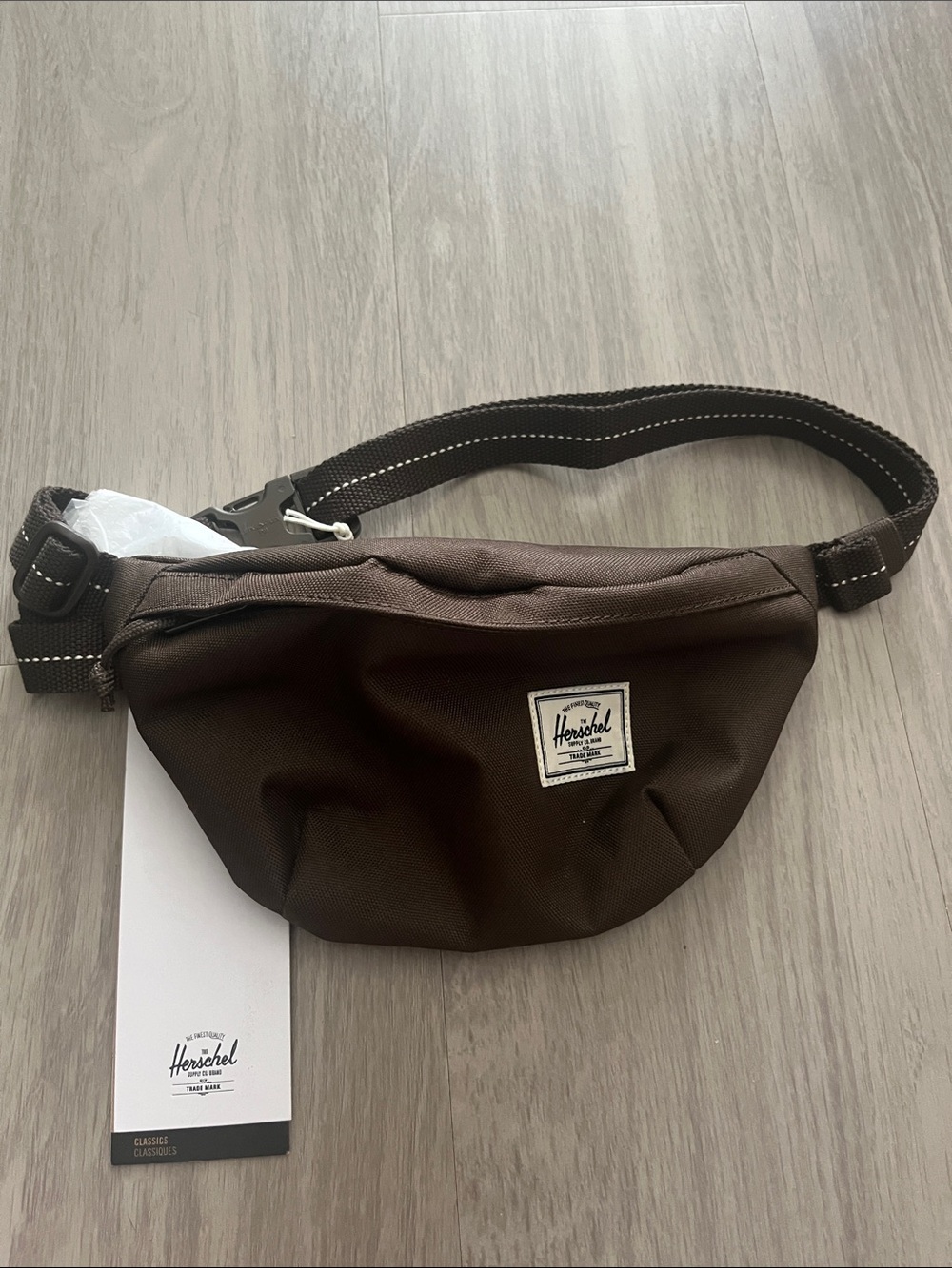 Herschel Supply Company Brown Waist Pack with Black Strap
